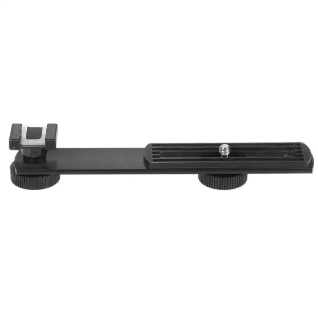 BOYA BY-C01 Universal Bracket with Additional Cold-Shoe and 1/4" Screw Mount for 2