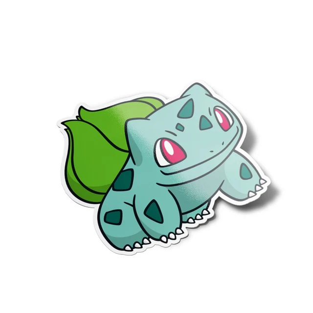 PACK X5 AUTOCOLLANTS STICKER BULBIZARRE POKEMON ANIME VINYLE jeu video ...