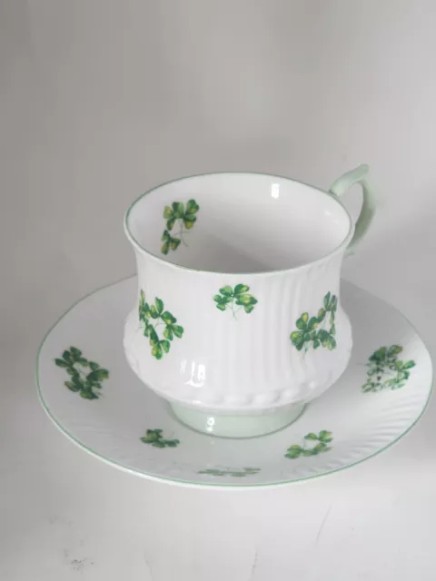 Vintage Queen's Rosina Tea Cup & Saucer "Centenary Dear" Fine Bone China England