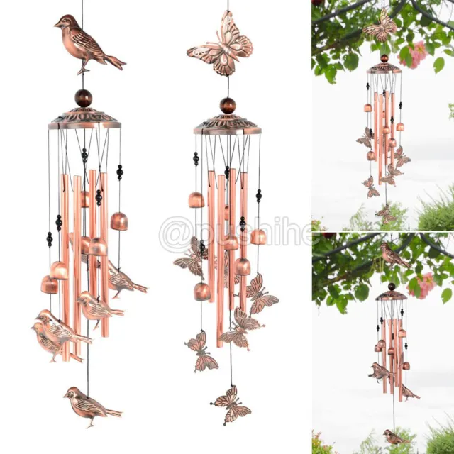 Wind Chimes Bells Bird Butterfly Windchime Outdoor Garden Home Yard Decor Gift