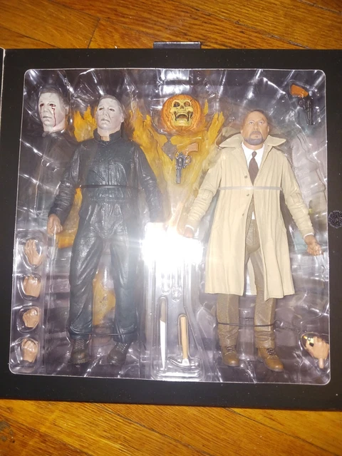 Authentic Neca Halloween 2 Ultimate Michael Myers Dr. Loomis Figure Lot Sealed