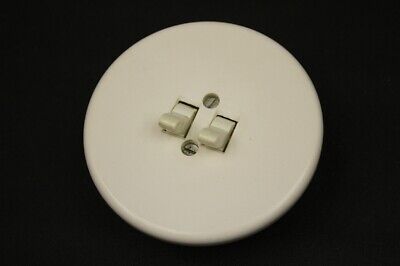 Old Toggle Switch Series Switch Round Flush Light Switch Button Switch 3