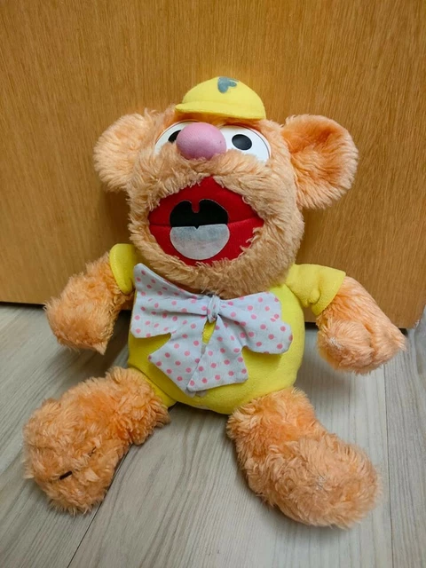 The Muppet Show Babies Fozzie Bear Soft Toy Plush Vintage 1986 Jim Henson