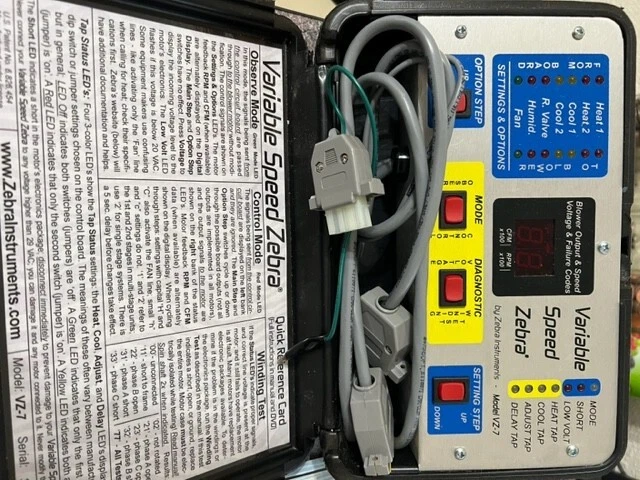 Vebra M# VZ-7  Variable Speed Motor tester