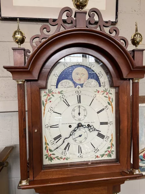Fine  Waltham Grandfather Clock  Circa 1890 - 1910