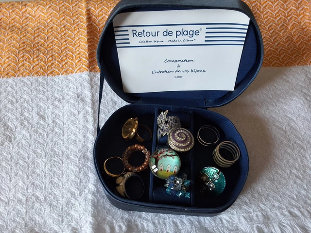 Paire de Miroirs rétroéclairant de style bijoux fantaisie des années