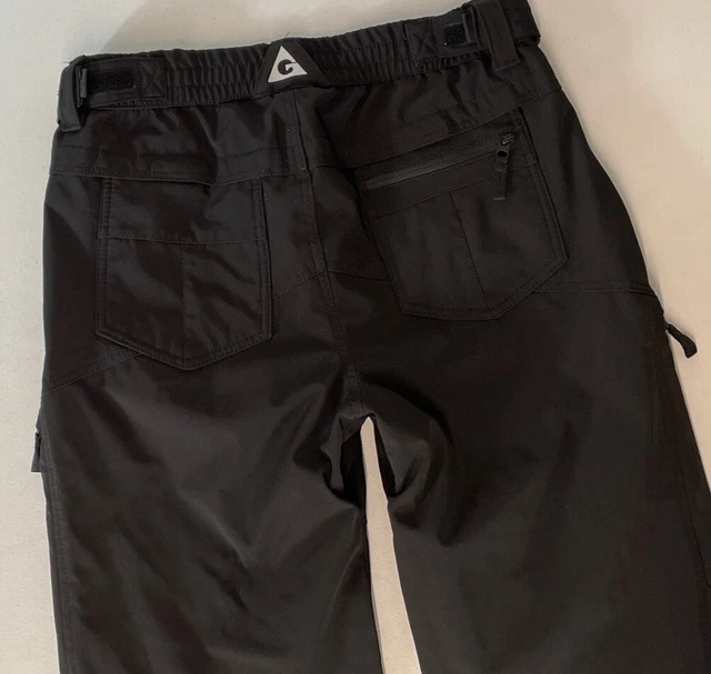 GERRY MEN'S SNOW Snowboard Ski Pants LARGE Fleece Lined 4way Stretch