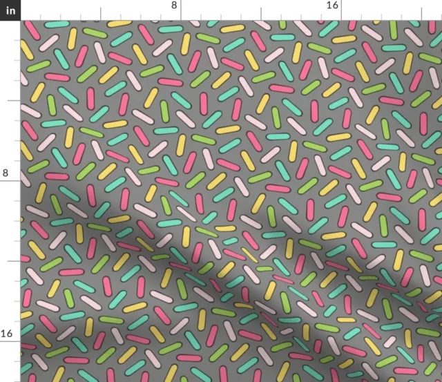Sprinkles Confetti Sweets Candy Summer Ice Cream Spoonflower Fabric by the Yard