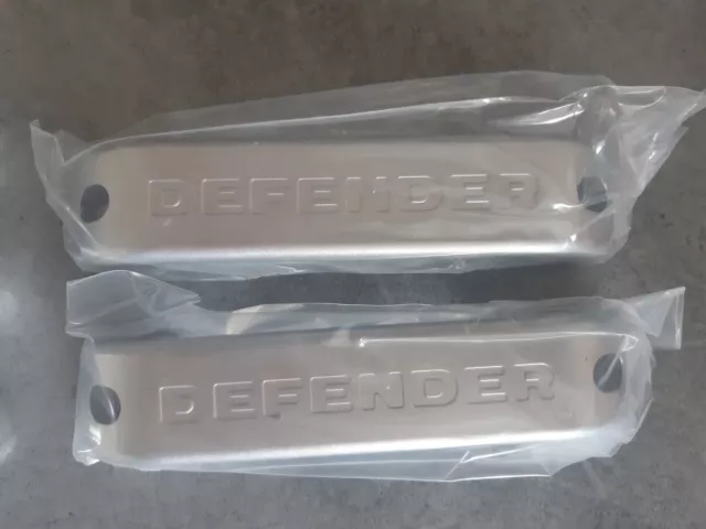 Defender 1983-2016 Interior Door Pull Handle Silver Anodised Aluminium 2x DA8936