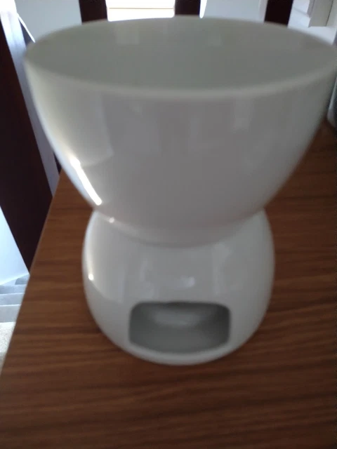 Juego de fondue de chocolate de porcelana blanca de Sainsbury's - ENVÍO GRATUITO