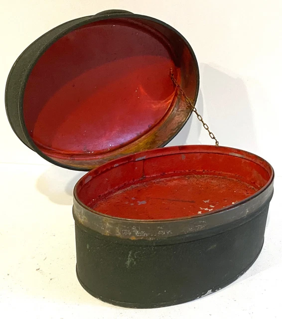 Boîte à Graisse Lebel 2 Compartiments Fer Blanc – WW1 – Équipement Soldat Français