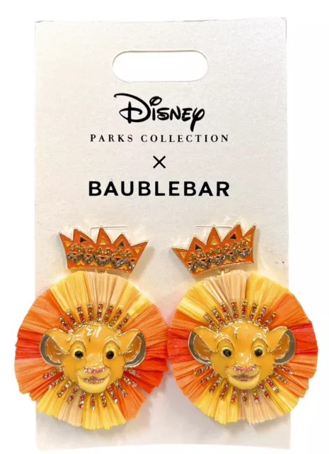 Disney Parks Baublebar Simba Lion King Post Earrings Animal Kingdom-  NEW