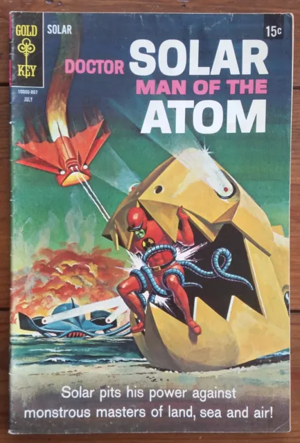 Doctor Solar, Man Of The Atom 24, Gold Key, Silver Age, July 1968, Fn-