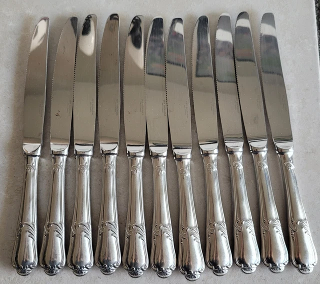 Service de table en argent pur 999 - 27,9 cm - Poinçon exclusif - Ensemble # 11