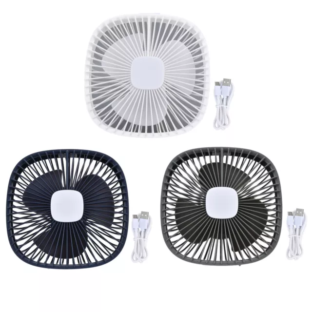 Mini Portable Hand-held LED Fan Cooling Cooler USB Rechargeable 4 Speed