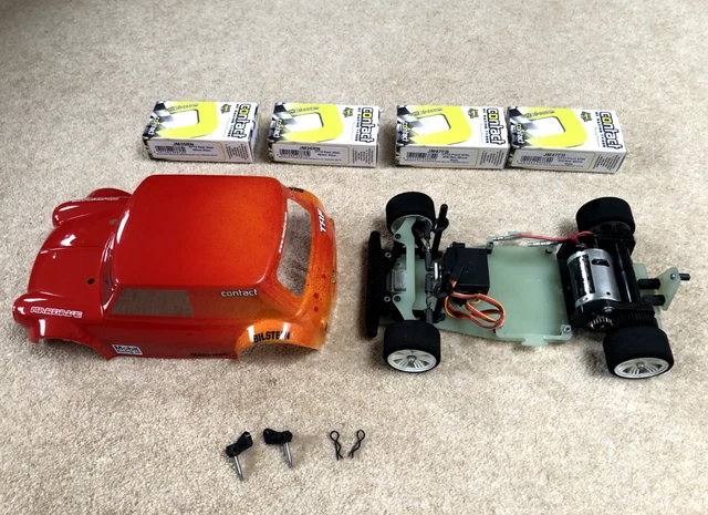 Nikko 1988 Peugeot 405 Turbo 16 #204 Pioneer - Jouet RC Vintage 19,3 Cm - Pièces