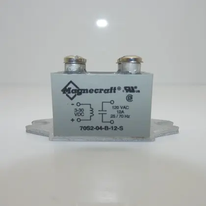 Schneider Electric/Magnecraft 12A 120V Solid State Relay 70S2-04-C-12-S