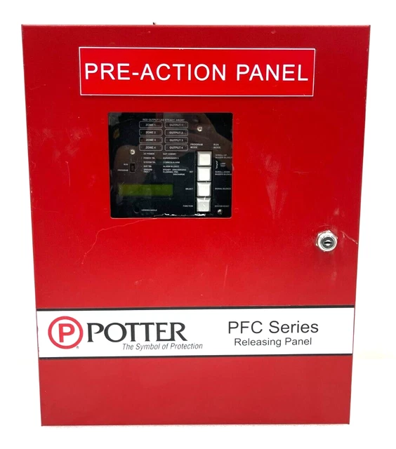 POTTER PFC-4410RC Conventional Releasing Control Panel GOOD UNIT .)