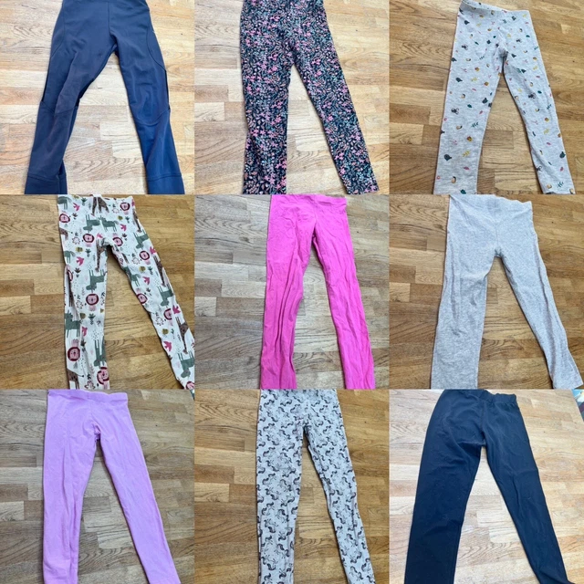 Girls Leggings Bundle, 4/6 Yrs, 10 Pairs, Used, Casual, Mixed Brands🍃charity🍃
