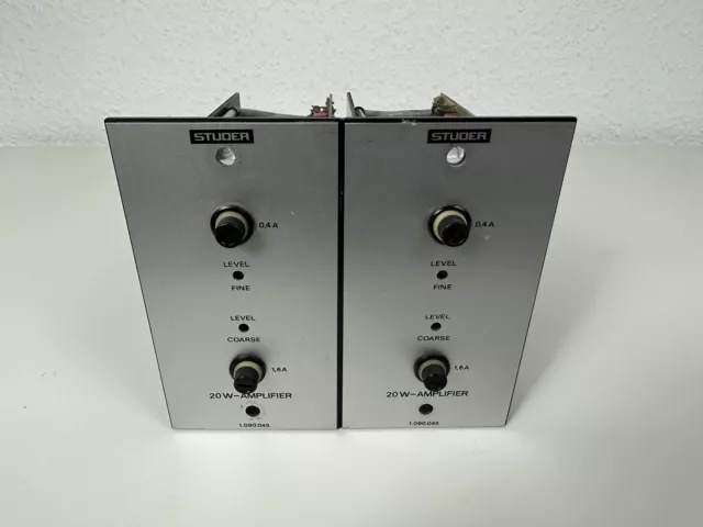 2x Studer 20W Amplifier 1.090.045 (Pour Studer 089, 189)