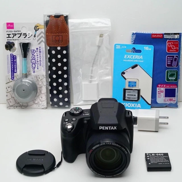 RICOH Pentax XG-1 Black Digital Camera 16MP 1/2.3" CMOS Screen Size 3 F2.8-5.6