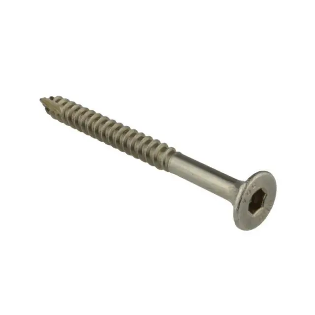 Qty 50 Bugle Batten Screw 14g x 75mm Stainless Steel 304 Hex T17 Timber