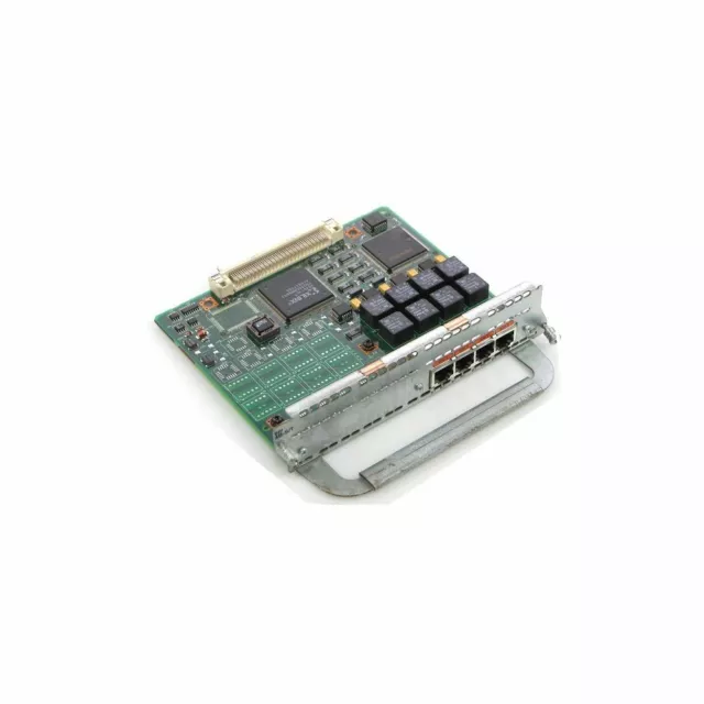 Cisco Isdn 4-Port Rj45 Ethernet Network Card Module 800-01236-03