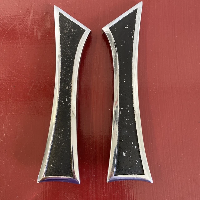 1920 's 1930 's 1940 's ACCESSORY BUMPER GUARD PAIR MATCHED LH RH ART DECO SHAPE