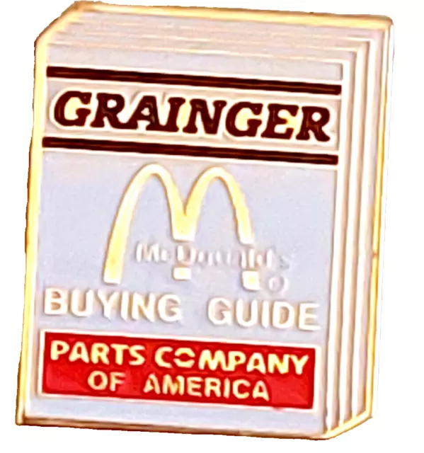 McDonalds Restaurant GRAINGER Parts Company Lapel Pin