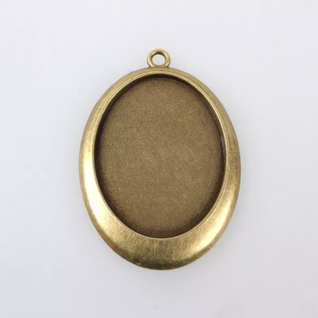 10pcs Antique Bronze Tibetan Style Alloy Pendant Cabochon Bezel Sets DIY Charms