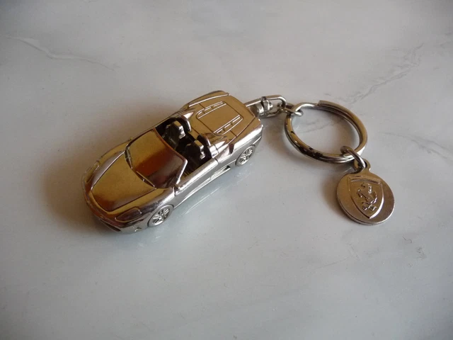 Ferrari F430 Spider keychain metal Shell logo vintage metal used rare Licensed