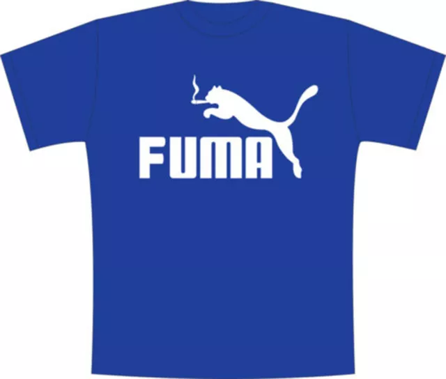 T-Shirt Maglietta  S - M - L - Xl Fuma  Funny Idea Regalo Divertente