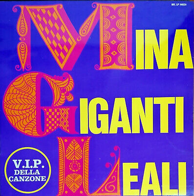 Mina + I Giganti + Leali Lp V.i.p Della Canzone  I^ Stampa 67 Ri-Fi Rfl Lp 14024