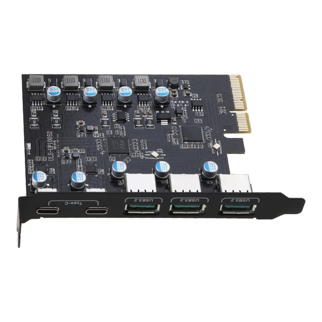 USB Type C PCIE Riser 20Gb Drive-free Desktop Computer Adapter Expression Card