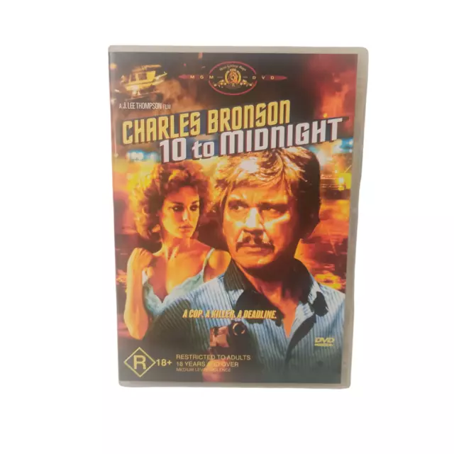 10 To Midnight DVD Movie American Thriller Horror Crime Detective Investigation
