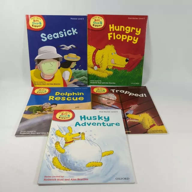 Read With Biff, Chip & Kipper - Level 5 First Stories And Phonics 5 Books