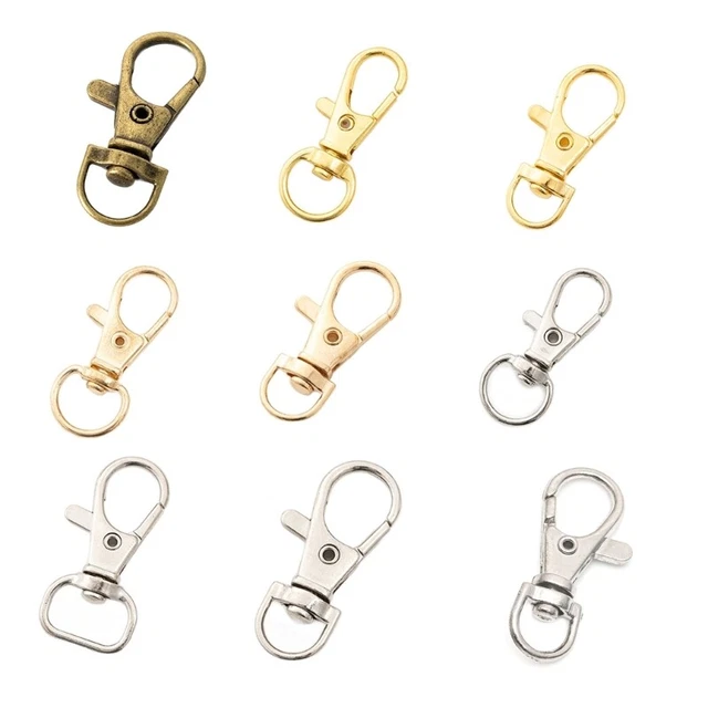Keychain Jewelry Craft Necklace Bracelet Chain Lanyard Hook Swivel Clasps