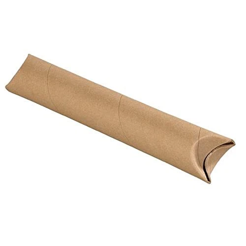 Tape Logic TLS1530K Crimped End Mailing Tubes 1-1/2" x 30" Kraft Pack of 70