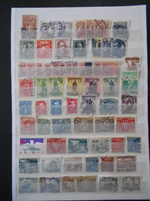 Polen kleine Dublettensammlung gestempelt (I158)