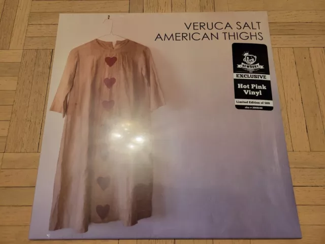 VERUCA SALT American Thighs en muy buen estado++ vinilo rosa caliente con pegatina de bombo/500