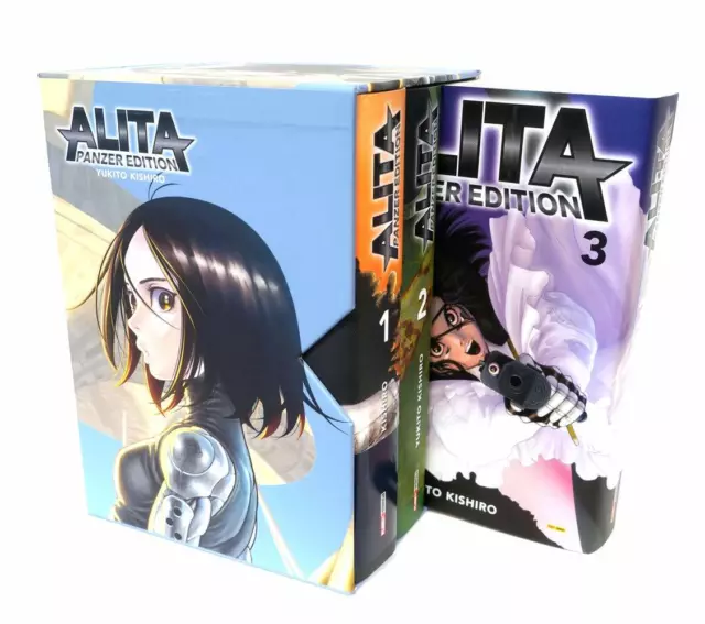 Alita Panzer Edition 1/3 COFANETTO serie COMPLETA di Kishiro ed. Panini