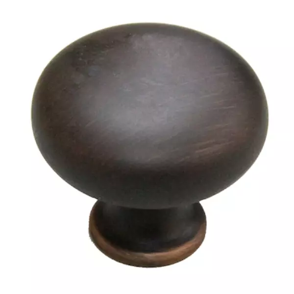 Style Selections 1-1/4-in Aged Bronze Mushroom Cabinet Knob 4Pack