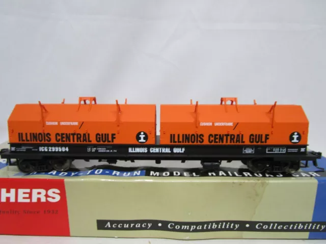 Walthers Gold HO Scale ICG Illinois Central Gulf Cushion Coil Car NOS 932-3835