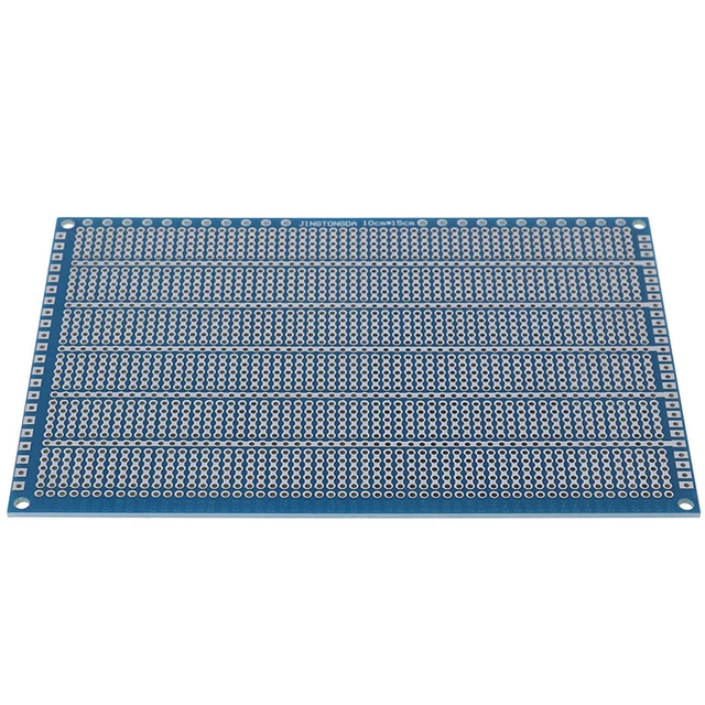 1pcs 10*15cm Blue Single Side PCB Universal Experiment Matrix Circuit Board#w#