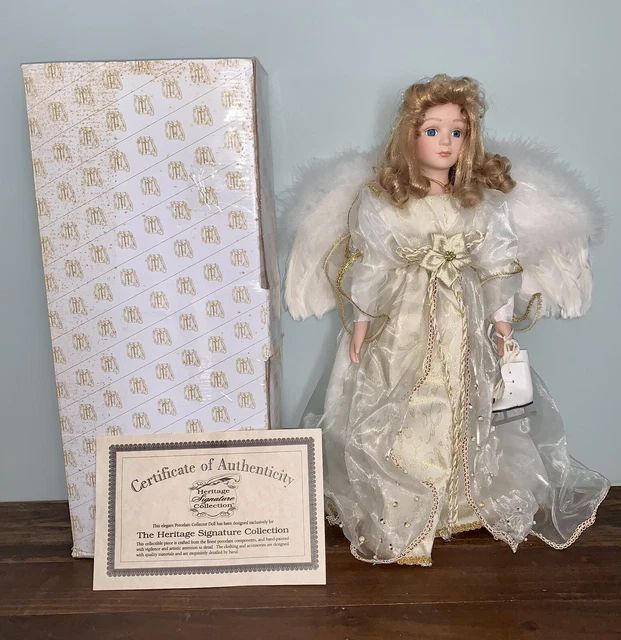 Heritage Signature Collection 2002 Porcelain Angel Doll Angelica 80004