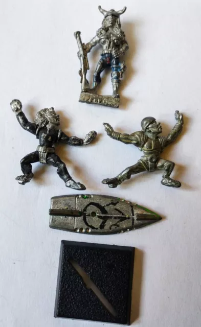 Games Workshop Judge Dredd JD3 Perp Bonehead McGraw +JD13 Chopper + Yogi 1985