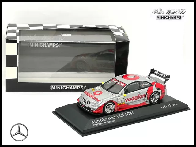 MERCEDES CLK Coupé VODAFONE AMG - DTM 2002 #1 Bernd SCHNEIDER - MINICHAMPS 1:43