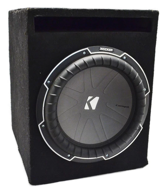 KICKER 42CWQ124 COMPQ 850w RMS 12" ROUND SoloKon DUAL 4-OHM VOICE COIL SUBWOOFER