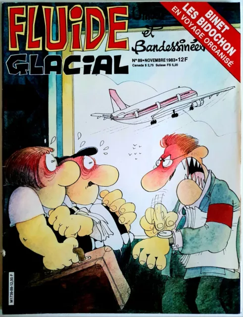 Fluide Glacial N° 89 (11/1983) : Binet Franquin Frémion Goossens Gotlib [Tbe]