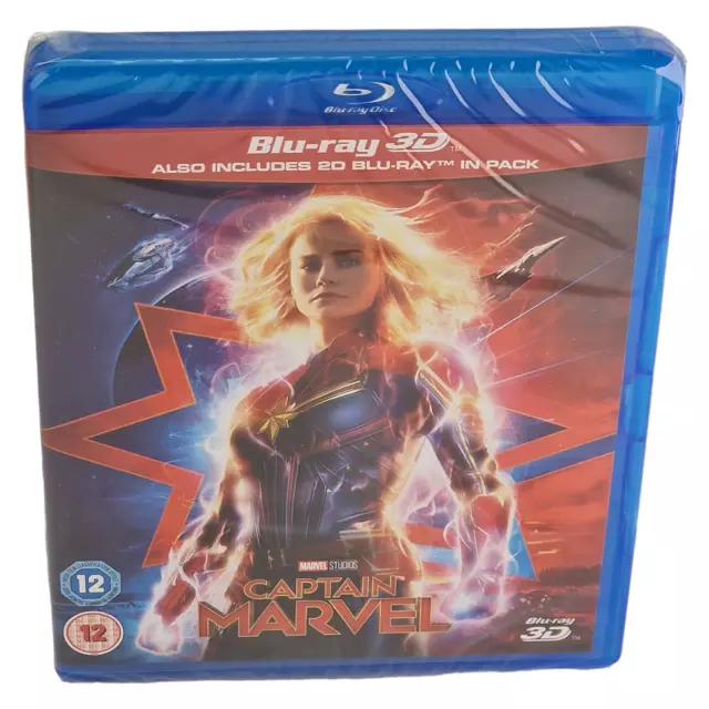 Captain Marvel 3D Blu-ray 3D + Blu-ray  [UK Import]  Sans région VF